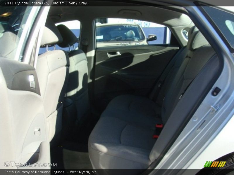 Radiant Silver / Gray 2011 Hyundai Sonata GLS