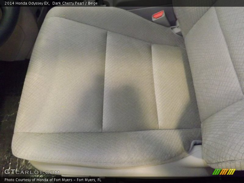 Dark Cherry Pearl / Beige 2014 Honda Odyssey EX