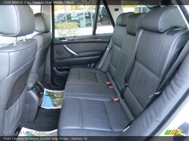 Titanium Silver Metallic / Black 2006 BMW X5 4.4i