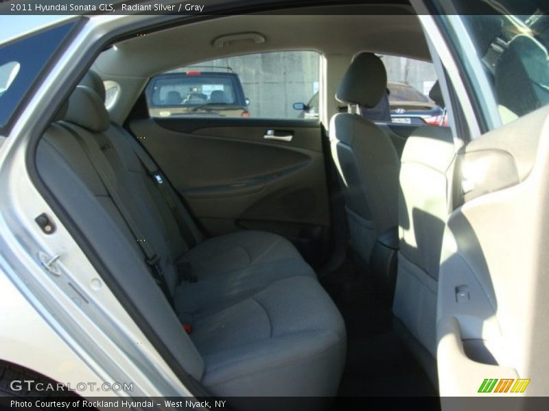 Radiant Silver / Gray 2011 Hyundai Sonata GLS