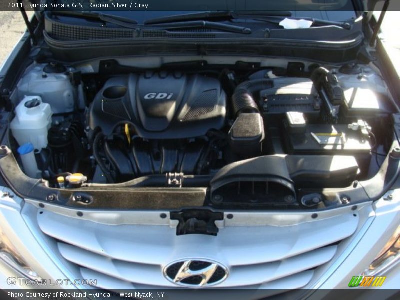 Radiant Silver / Gray 2011 Hyundai Sonata GLS