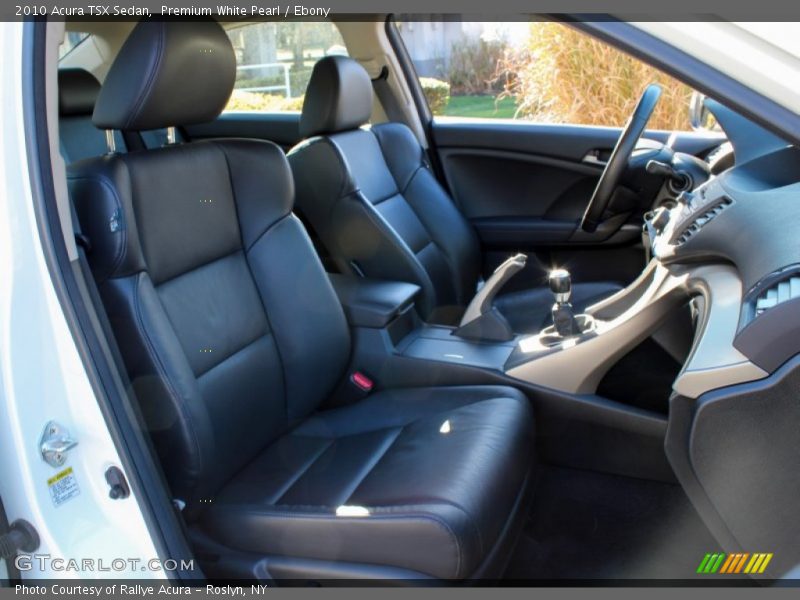 Premium White Pearl / Ebony 2010 Acura TSX Sedan