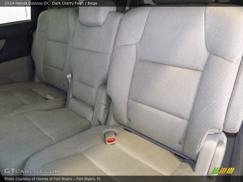 Dark Cherry Pearl / Beige 2014 Honda Odyssey EX