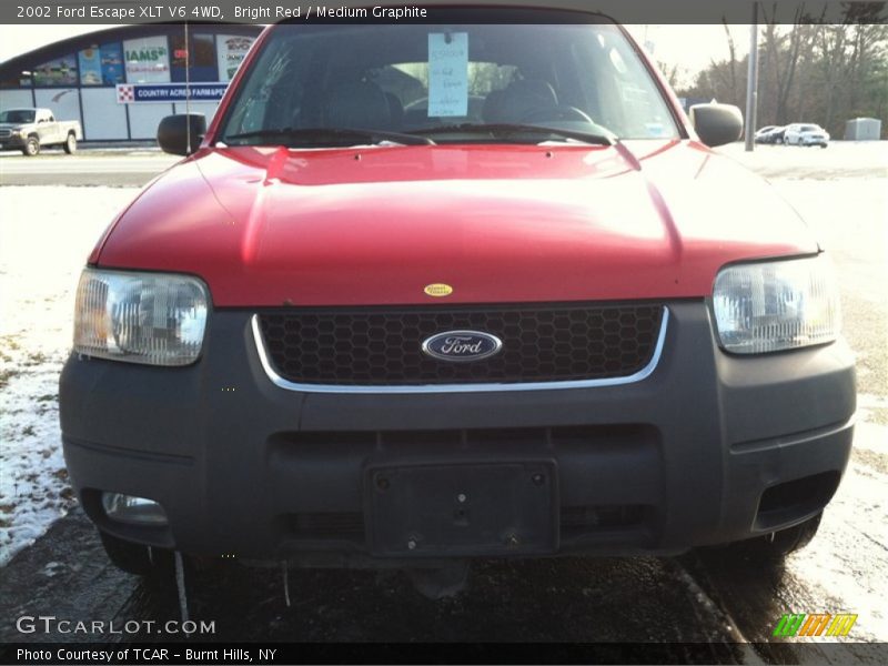 Bright Red / Medium Graphite 2002 Ford Escape XLT V6 4WD