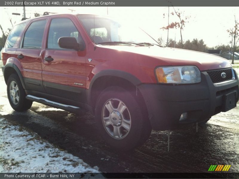 Bright Red / Medium Graphite 2002 Ford Escape XLT V6 4WD