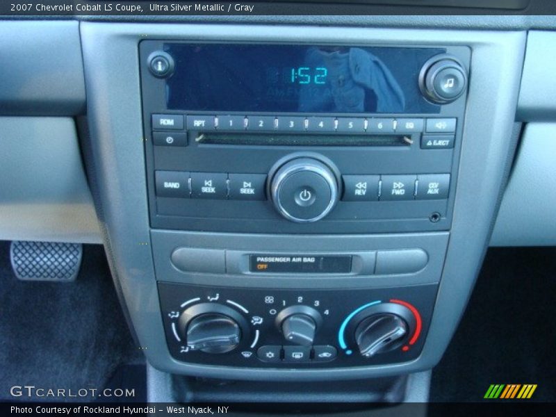 Controls of 2007 Cobalt LS Coupe