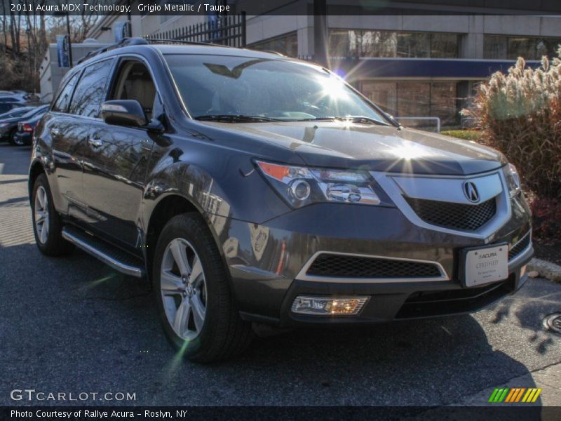 Grigio Metallic / Taupe 2011 Acura MDX Technology