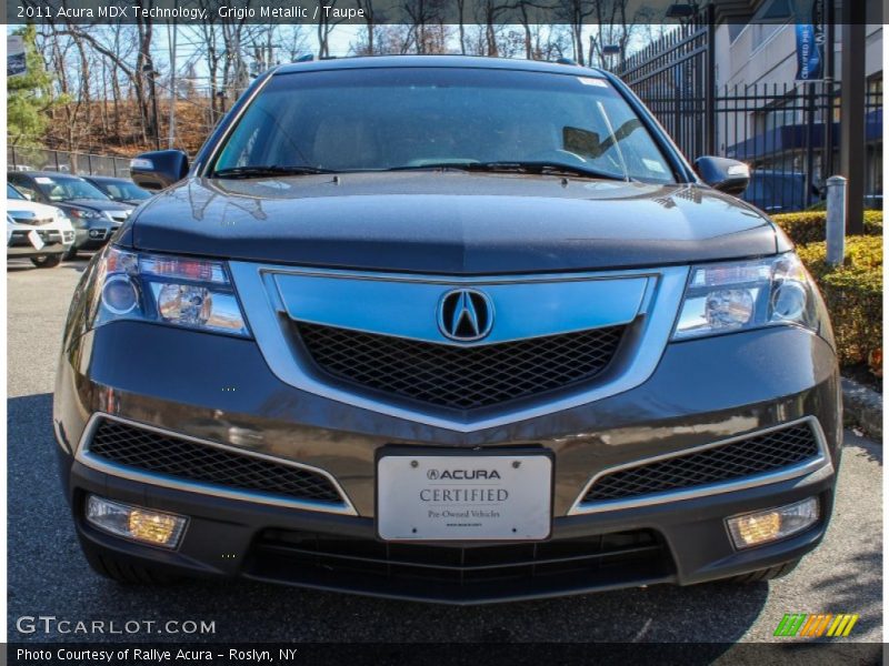 Grigio Metallic / Taupe 2011 Acura MDX Technology