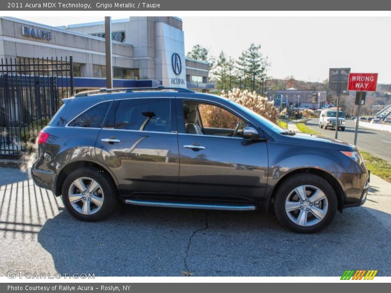 Grigio Metallic / Taupe 2011 Acura MDX Technology