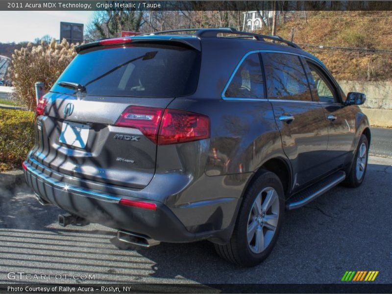 Grigio Metallic / Taupe 2011 Acura MDX Technology