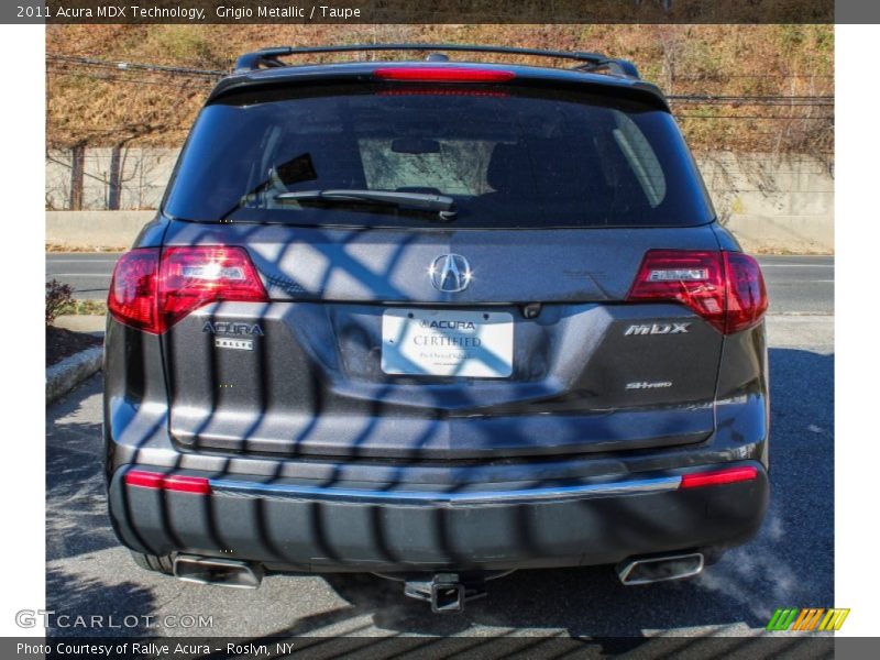 Grigio Metallic / Taupe 2011 Acura MDX Technology