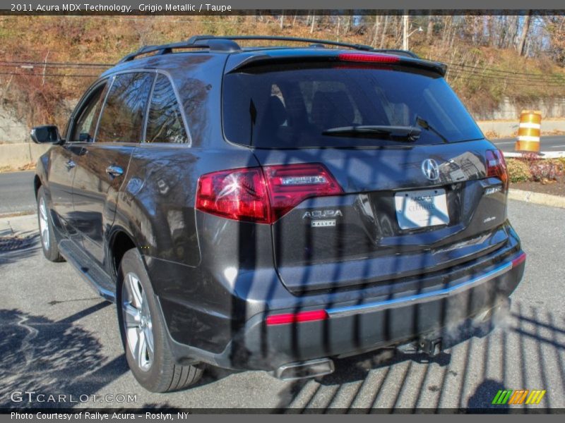 Grigio Metallic / Taupe 2011 Acura MDX Technology