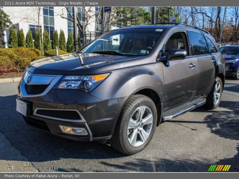 Grigio Metallic / Taupe 2011 Acura MDX Technology