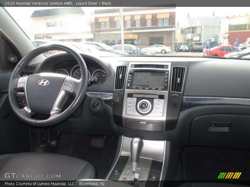 Liquid Silver / Black 2010 Hyundai Veracruz Limited AWD