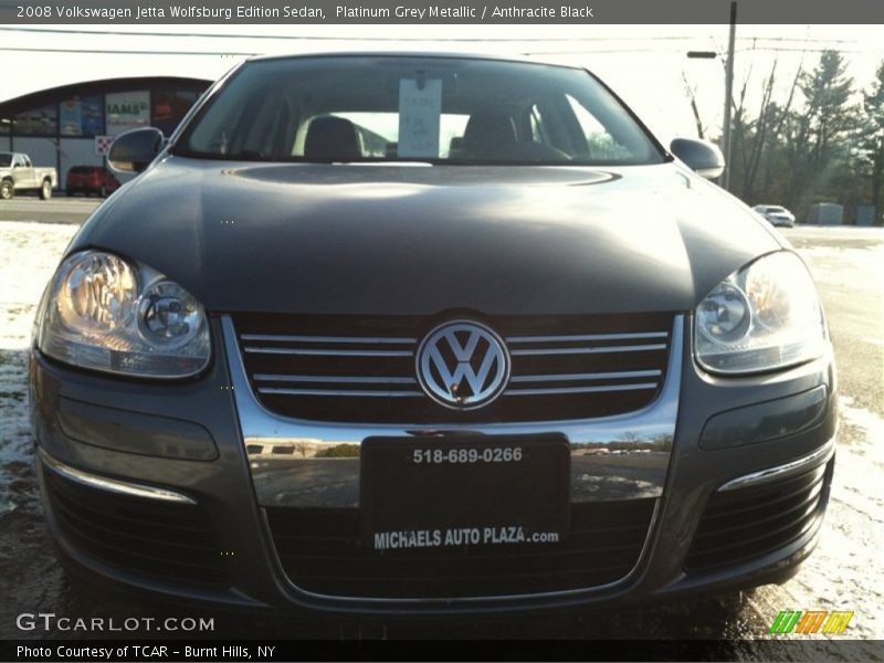 Platinum Grey Metallic / Anthracite Black 2008 Volkswagen Jetta Wolfsburg Edition Sedan