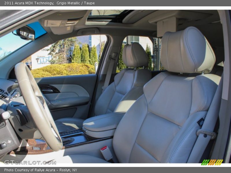 Grigio Metallic / Taupe 2011 Acura MDX Technology