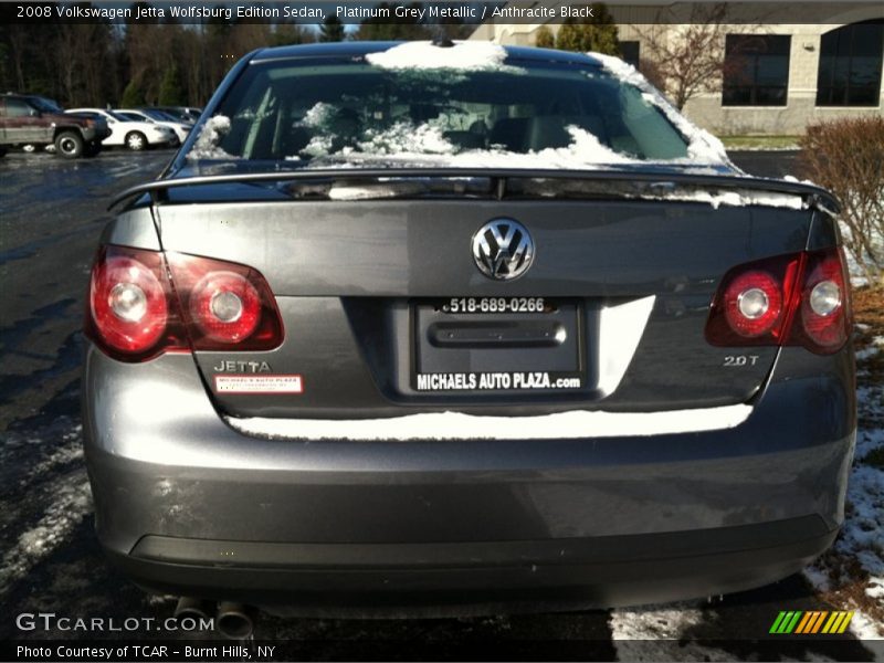 Platinum Grey Metallic / Anthracite Black 2008 Volkswagen Jetta Wolfsburg Edition Sedan