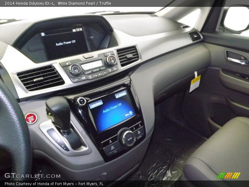White Diamond Pearl / Truffle 2014 Honda Odyssey EX-L