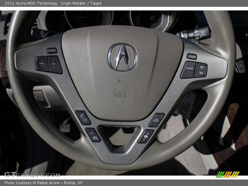 Grigio Metallic / Taupe 2011 Acura MDX Technology