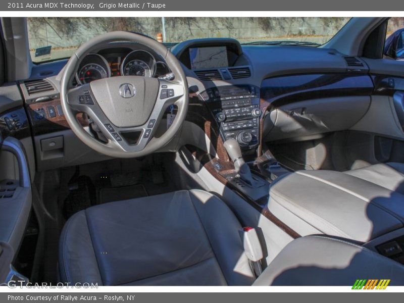 Grigio Metallic / Taupe 2011 Acura MDX Technology