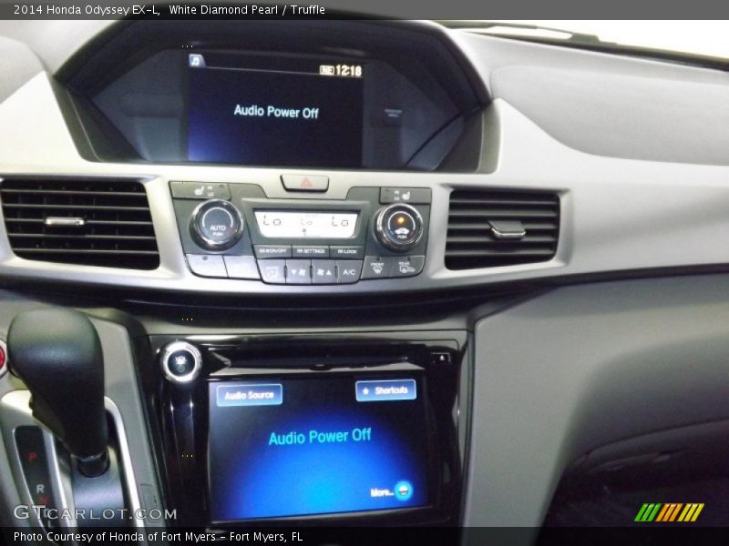 White Diamond Pearl / Truffle 2014 Honda Odyssey EX-L