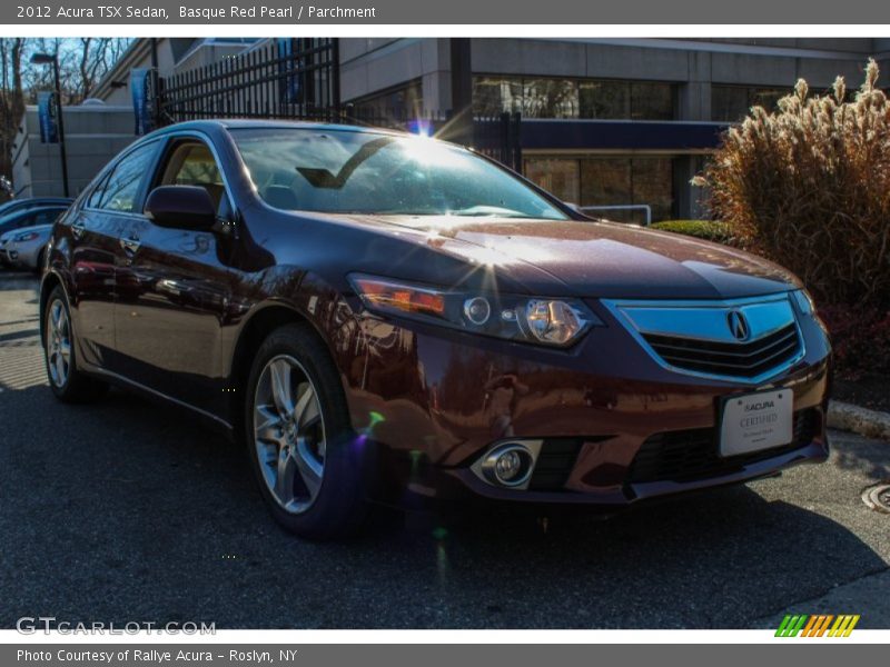 Basque Red Pearl / Parchment 2012 Acura TSX Sedan