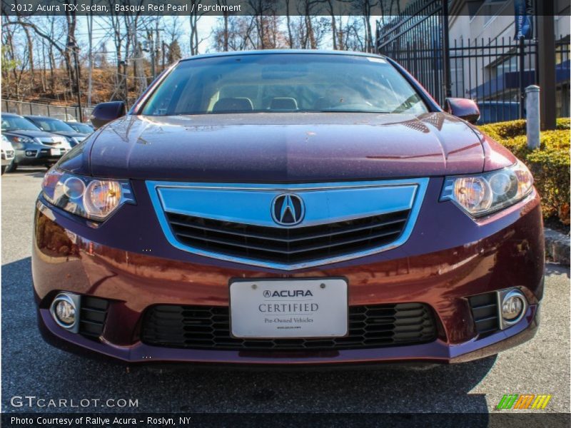 Basque Red Pearl / Parchment 2012 Acura TSX Sedan