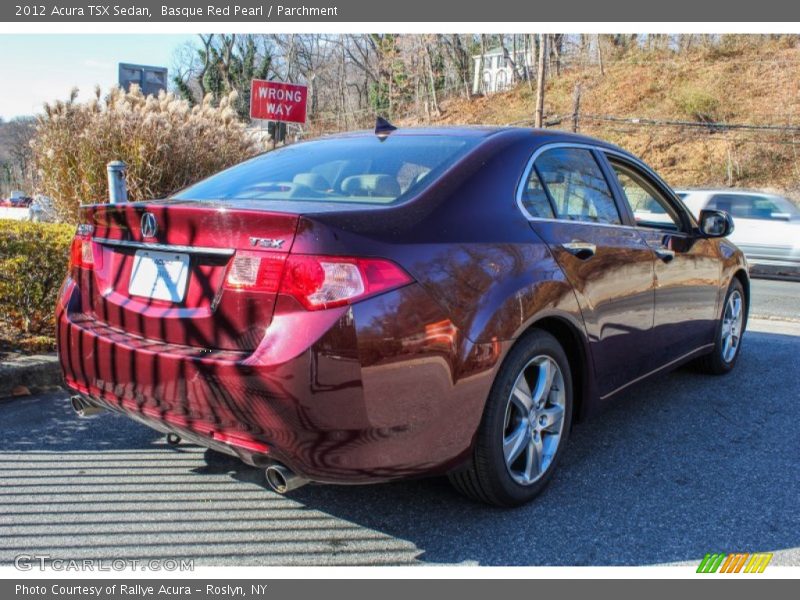Basque Red Pearl / Parchment 2012 Acura TSX Sedan