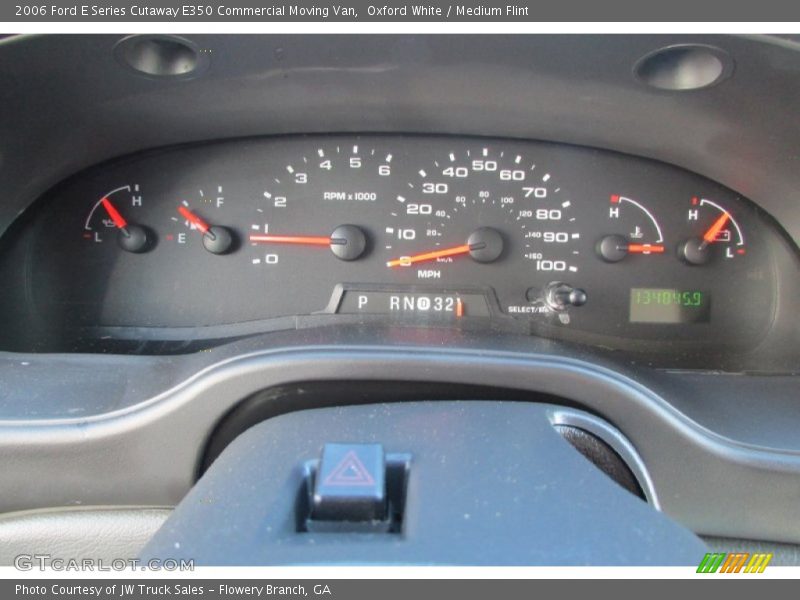 Oxford White / Medium Flint 2006 Ford E Series Cutaway E350 Commercial Moving Van