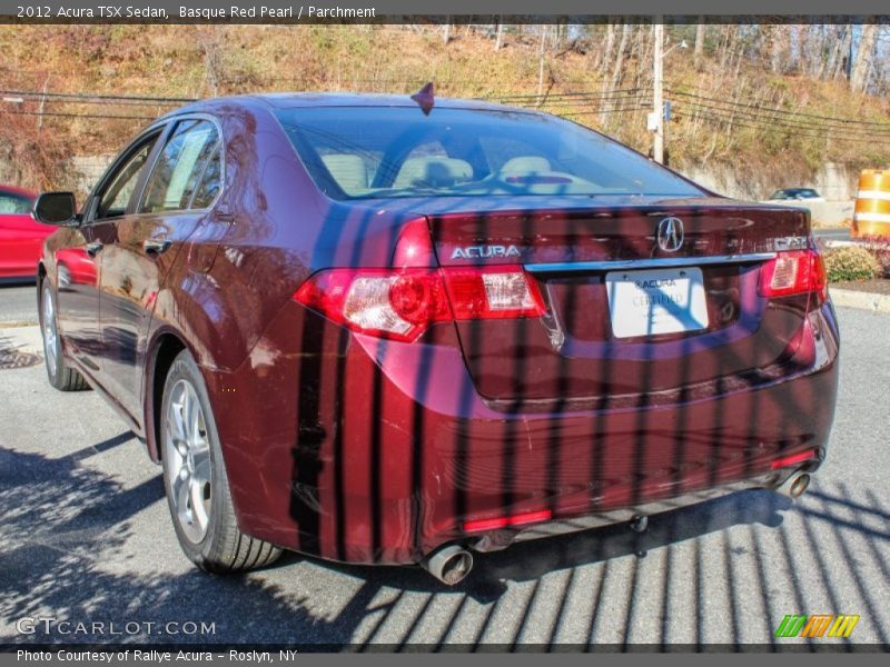 Basque Red Pearl / Parchment 2012 Acura TSX Sedan