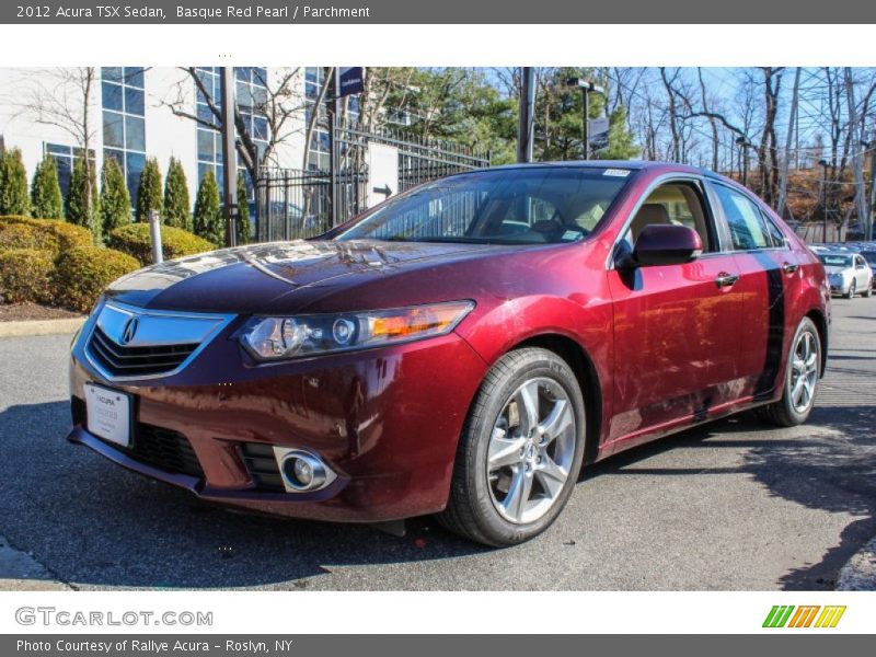 Basque Red Pearl / Parchment 2012 Acura TSX Sedan