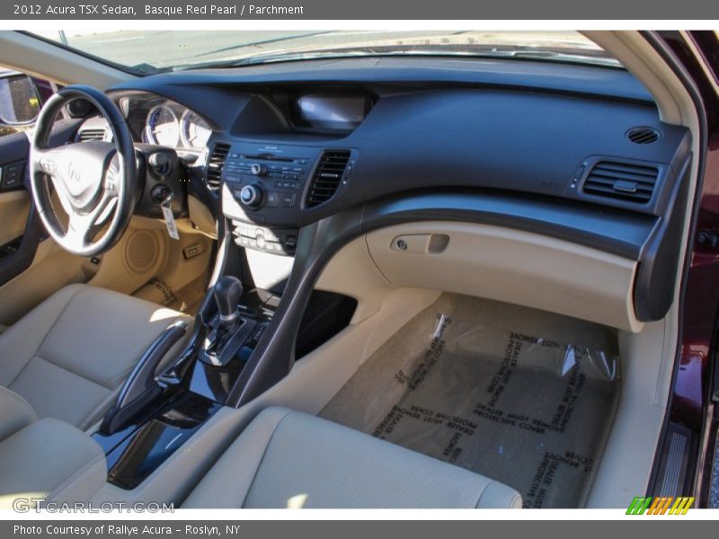 Basque Red Pearl / Parchment 2012 Acura TSX Sedan