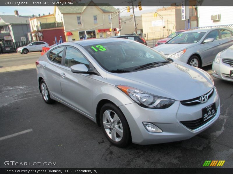Silver / Gray 2013 Hyundai Elantra GLS