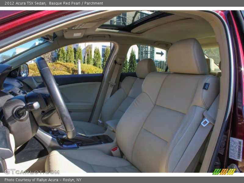 Basque Red Pearl / Parchment 2012 Acura TSX Sedan