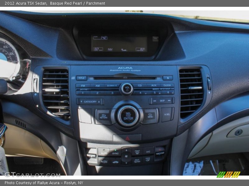 Basque Red Pearl / Parchment 2012 Acura TSX Sedan