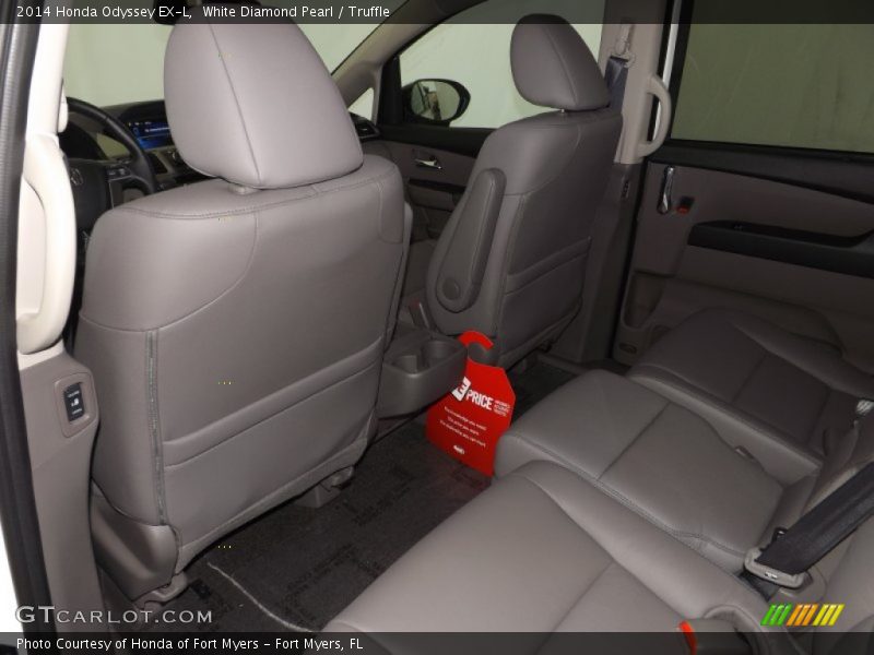 White Diamond Pearl / Truffle 2014 Honda Odyssey EX-L