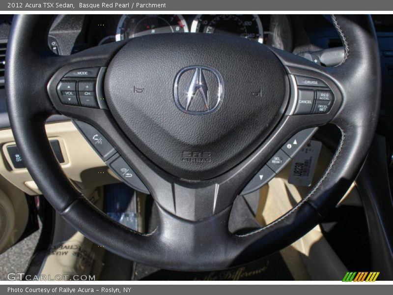 Basque Red Pearl / Parchment 2012 Acura TSX Sedan