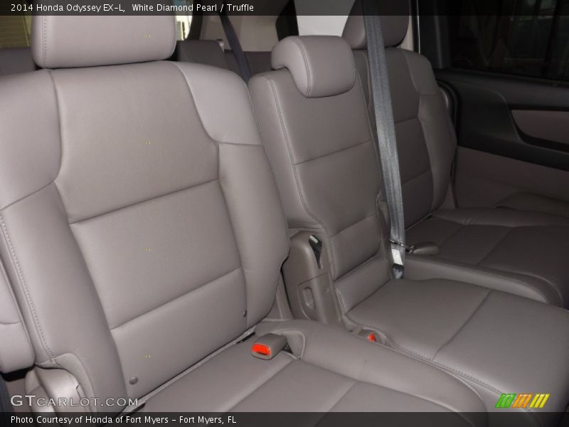 White Diamond Pearl / Truffle 2014 Honda Odyssey EX-L