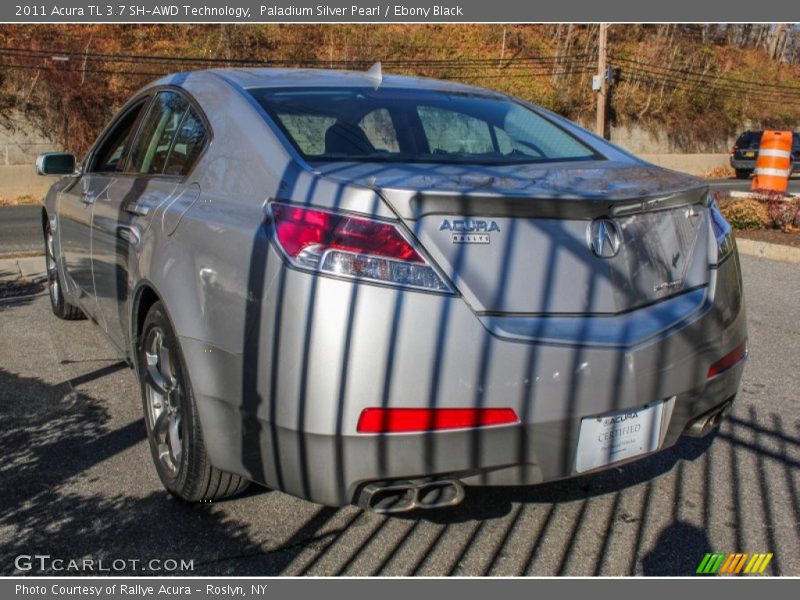 Paladium Silver Pearl / Ebony Black 2011 Acura TL 3.7 SH-AWD Technology