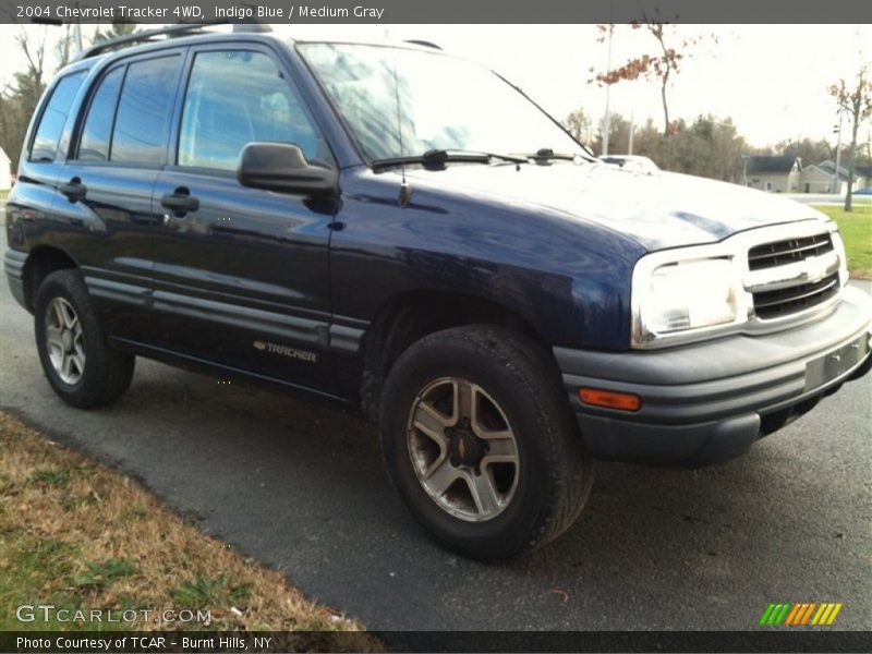Indigo Blue / Medium Gray 2004 Chevrolet Tracker 4WD