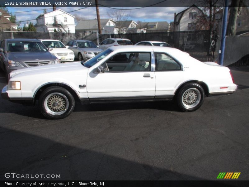  1992 Mark VII LSC Oxford White