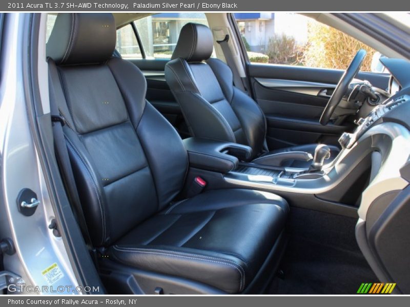 Paladium Silver Pearl / Ebony Black 2011 Acura TL 3.7 SH-AWD Technology