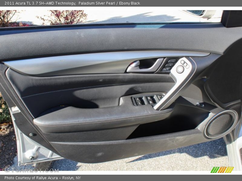 Paladium Silver Pearl / Ebony Black 2011 Acura TL 3.7 SH-AWD Technology