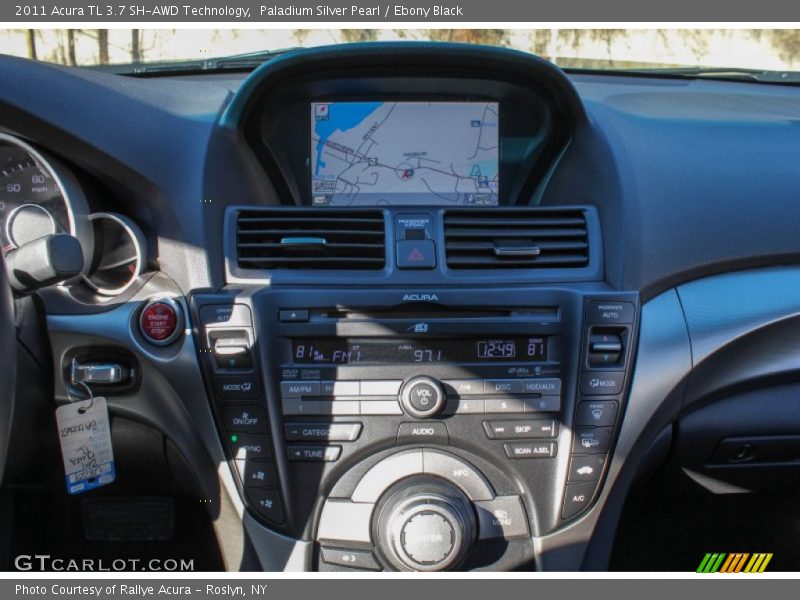 Paladium Silver Pearl / Ebony Black 2011 Acura TL 3.7 SH-AWD Technology