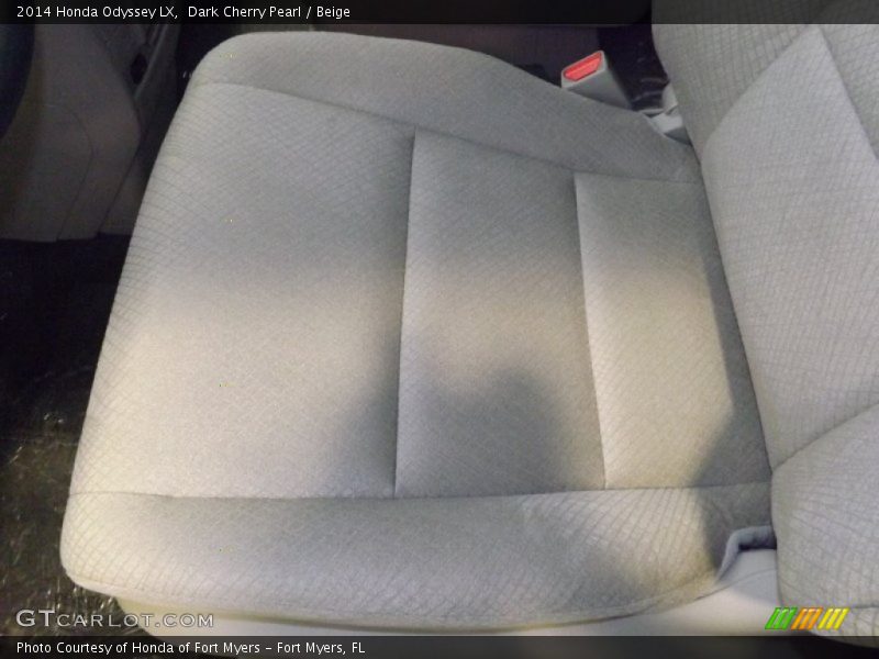 Dark Cherry Pearl / Beige 2014 Honda Odyssey LX
