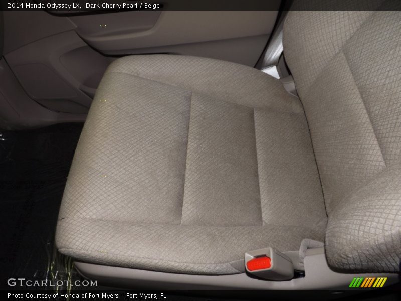Dark Cherry Pearl / Beige 2014 Honda Odyssey LX