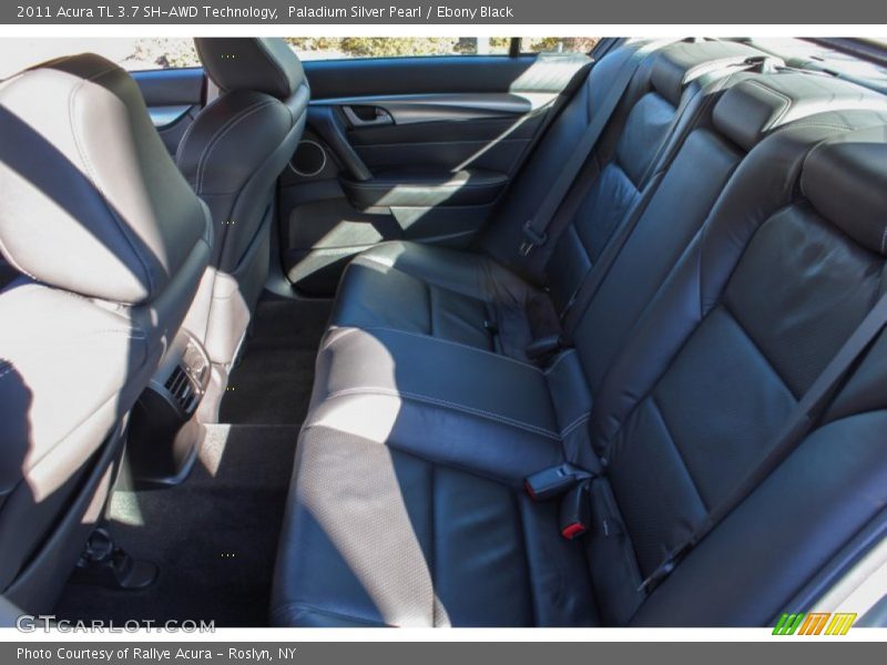 Paladium Silver Pearl / Ebony Black 2011 Acura TL 3.7 SH-AWD Technology