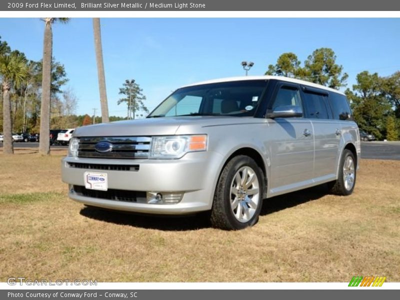 Brilliant Silver Metallic / Medium Light Stone 2009 Ford Flex Limited