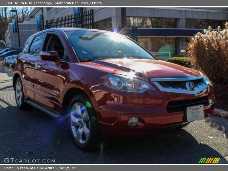 Moroccan Red Pearl / Ebony 2008 Acura RDX Technology