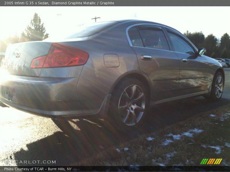 Diamond Graphite Metallic / Graphite 2005 Infiniti G 35 x Sedan
